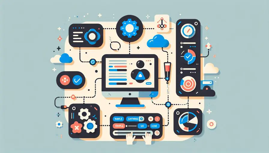 Illustration zur Prozessoptimierung in der Softwareentwicklung auf einer Tech-Trends-Seite.